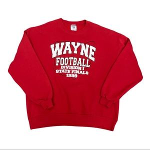 90s Wayne Football 1999 State Finals Sweatshirt 2X
